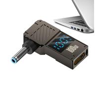 Adaptateur de charge pour ordinateur portable - 100 W Type C chargeur CC, embout connecteur | Alimentation rapide | Adaptateur convertisseur de prise à affichage numérique universel pour
