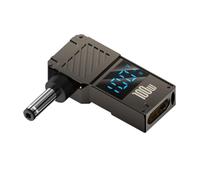 Adaptateur de charge pour ordinateur portable : chargeur type C à DC 100 W, embout de connecteur | Dispositif de conversion de prise d'écran numérique à livraison rapide d'énergie, accessoire