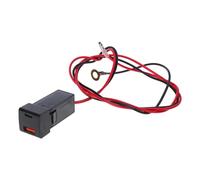 Adaptateur de charge rapide et sécurisé pour téléphone de voiture - Adaptateur USB ABS efficace - Multifonctionnel - Alimentation USB - Moniteur de tension