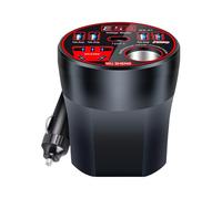 Adaptateur De Charge Rapide pour Voiture - Convertisseur -Cigare Chargeur USB Rapide,Adaptateur Secteur Auto Multifonction pour Trajets Quotidiens et Voyage