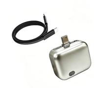 Adaptateur de charge rapide Smart Auto Eject avec câble tressé de 1,5 m pour protection contre les surcharges et compatibilité 140 W en métal USB C Quick Fee Link