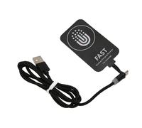 Adaptateur de Charge sans Fil, récepteur de Charge sans Fil Ultra-Mince 10W 5V Adaptateur de Charge sans Fil pour téléphone Portable