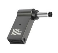 Avizar Adaptateur de Charge USB-C 100W vers Connecteur 4.0 x 1.7mm, Gris
