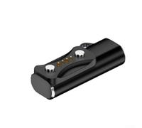 Adaptateur de charge USB C magnétique pour Polar Pacer Pro Vantage pour M3 pour smartwatch - Station de charge de rechange en alliage gris (noir)
