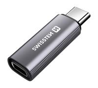 Adaptateur de Charge USB-C Mâle vers Lightning Femelle 3A Swissten Swissten Gris