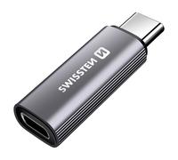 Adaptateur de Charge USB-C Mâle vers Lightning Femelle 3A Swissten Swissten Gris