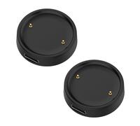 Adaptateur de charge USB-C pour montre intelligente compatible avec Amazfit Active 2/Bip 6 (sans câble) (Noir*2)