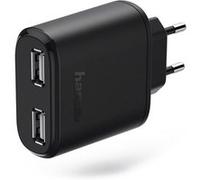 Adaptateur de charge USB double pour tablettes, 5 V/4,8 A, noir Noir