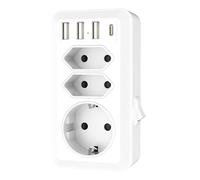 Adaptateur de charge USB rapide et intelligent, indispensable en voyage avec prises et ports de charge USB pour vos aventures autour du monde