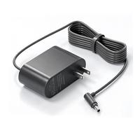 Adaptateur de chargeur 26,1 V CA compatible avec Dyson DC 58, 59, 62, 74, V6 V7 V8, SV10, SV11 Longueur des câbles : 1,8 m (gris)
