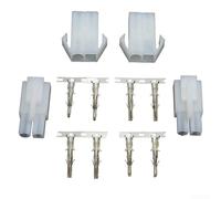 Adaptateur de chargeur de batterie de moto, connecteur à 2 broches mâles femelles, ensemble de connexion rapide en plastique pour une installation facile, 2 ensembles inclus