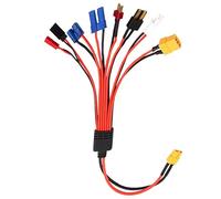 Adaptateur de chargeur de batterie RC Lipo 8 en 1 - Câble de conversion Octopus vers XT60 - Câble de plomb pour TRX, T-Plug, Futaba, Tamiya Mini, XT60, EC3, JST, Tamiya