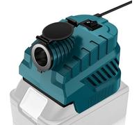 Adaptateur de chargeur de voiture à installation rapide compatible avec les batteries 18/20 V d'outils électriques et les chargeurs de voiture technologiques