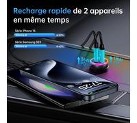 Adaptateur De Chargeur De Voiture Usb-C 54w 2-Port [Pd36w+Qc18w] [Interrupteur Lumineux] [Corps En Métal] Chargeur Rapide Usb Type-C Pour Iphone 15 14 Pro Max Plus Galaxy S23 Et Plus