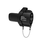 Adaptateur de Chargeur EV 80A J1772 vers connecteur de Pistolet de véhicule électrique, Prise de Conversion EVSE Compatible avec