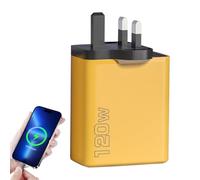 Adaptateur de Chargeur Mural USB, Chargeur de téléphone Portable multiport | Adaptateur téléphonique multiport Chargeur Mural USB 120 W,Bloc de Compact de Type C à Prise Murale Internationale