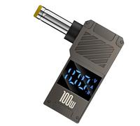 Adaptateur de chargeur pour ordinateur portable, adaptateur de chargeur d'ordinateur portable | Embout de connecteur de chargeur de type C à CC 100W avec affichage numérique,Accessoires d'ordinateur à