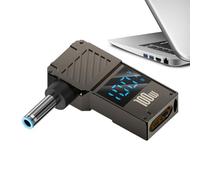 Adaptateur de chargeur pour ordinateur portable, écran numérique de type C DC 100 W | Accessoires informatiques à charge rapide, convertisseur de prise de console de jeu pour ordinateur portable