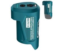 Adaptateur de chargeur USB 12 V pour batterie Bosch Professional 12 V, entrée de type C, sortie USB et sortie CC pour veste chauffante (adaptateur uniquement)