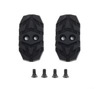 Adaptateur de chaussure de cyclisme pour chaussures de VTT, convertissant les crampons en pédales plates, s'adapte et modèles de chaussures avec plastique PA et finition antidérapante