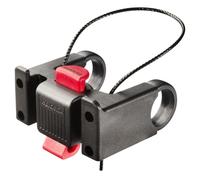 Adaptateur de cintre pour sac vélo - KLICKFIX - Système Klick - Plastique léger - 120 g - 80 x 40 x 80 mm - Rouge
