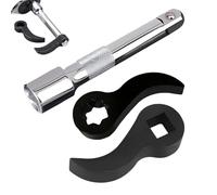 Adaptateur de clé à barres PRY - outil Heavy Crowbar Head | Attachement de la barre portable pour la réparation des voitures, la construction, le garage, l'atelier, l'utilisation de l'entretien, 6,69x