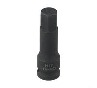 Adaptateur de clé à douille 12,5 mm pour perceuse électrique et air pour clé, ensemble d'embouts à tête hexagonale avec tailles de 4 à 19 mm, alliage S (H17)
