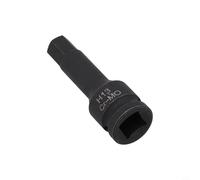 Adaptateur de clé à douille 12,5 mm pour perceuse électrique et clé pneumatique, ensemble d'embouts à tête hexagonale avec tailles de 4 à 19 mm, construction en alliage d'acier (H13)