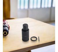 Adaptateur de ouille hexagonale 1/2" pour outils à cliquet - Tête à manchon en acier au chrome vanadium avec entraînement carré de 12,7 mm, tailles H4 à H14 (H14)