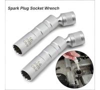 Adaptateur de ouille pour bougies d'allumage 14mm 16mm, Kit d'installation, de remplacement et de réparation, Outil magnétique pivotant pour démontage et ajustement de l'écartement 2pcs