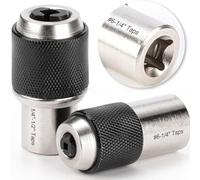 Adaptateur de clé à taraud réglable avec douille à mâchoire pour robinets et alésoirs, outil de coupe de filetage carré de 3/8", taraud manuel et support de matrice compatible avec vis d'extension (A)