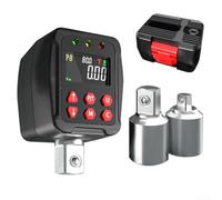 Adaptateur de ynamométrique numérique 1,27 cm | Précision ± 1 % 0,9-340 Nm | Écran LCD avec mode crête/piste | Stockage de données | LED et buzzer pour un usage industriel (200 N)