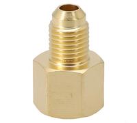 Adaptateur de climatisation femelle 12 ACME vers 14 SAE pour R134A R12 Matériau en laiton