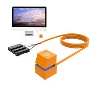 Adaptateur de commande d'alimentation - Interrupteur d'alimentation externe pour boîtier d'ordinateur - Bouton marche/arrêt externe pour carte mère PC - Builds personnalisés et accès rapide - Câble de