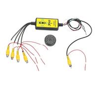 Adaptateur de commutateur de caméra de voiture haute résistance pour une vue arrière améliorée et grand angle