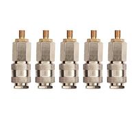 Adaptateur de compresseur d'air de gonflage de pneu 3 en 1 connecteur rapide Heavy Duty Multifonctionnel Universal Valve Coupleur pour automobile Moto Véhicule électrique
