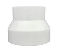 Adaptateur de Conduit D'air, Réducteur de Conduits Adaptateur de Conduit, Connecteur Tuyau Havc Ventilation, Accessoires de Raccord Tuyau pour Conduit de Ventilateur Salle de Bain, 150 mm à 100 mm