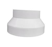 Adaptateur de Conduit D'air, Réducteur de Conduits Adaptateur de Conduit, Connecteur Tuyau Havc Ventilation, Accessoires de Raccord Tuyau pour Conduit de Ventilateur Salle de Bain, 200 mm à 150 mm