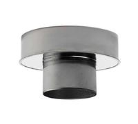 Adaptateur de conduit de fumée pour Huum et Darco : de simple paroi à double paroi (120 mm à 225 mm)