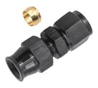 Adaptateur de conduite de carburant rotatif AN6, construction en laiton et alliage d'aluminium, col de 0,6 cm à 9,5 mm, pour une utilisation automobile générale