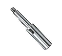 Adaptateur de conique Morse Taper Extension Manchon de précision Version de foret Outils de réduction de perçage Manchon de mandrin Lathes Machine Part, argent (MT 1-2)