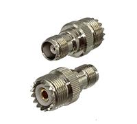 Adaptateur de connecteur 2 pièces UHF PL259 SO239 à prise mâle TNC & Convertisseur coaxial RF Jack femelle(Type 2-2Pcs)