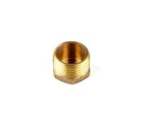 Adaptateur de connecteur de coupleur de raccord d'extrémité en laiton à tête hexagonale pour tuyau en laiton 1/8" 1/4" 3/8" 1/2" 3/4" BSP, filetage femelle/filetage mâle, M, 1/4"