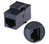 Adaptateur de connecteur de coupleur en ligne, RJ45 femelle vers UTP Cat5e CAT6 jack keystone