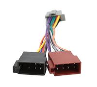 Adaptateur de connecteur de faisceau de câblage ISO pour autoradio, montage universel, plastique ABS haute performance résistant à la chaleur pour autoradio Alpine, lecteur CD