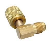 Adaptateur De Connecteur De Réfrigération Automatique En Laiton For Tuyau De Jauge R410A(1pcs)