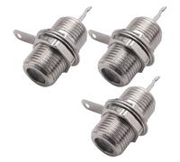 Adaptateur de connecteur de soudure Type F, 15 pièces, Jack femelle monté sur panneau
