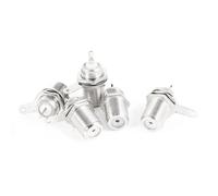 Adaptateur de connecteur de soudure Type F, 5 pièces, Jack femelle monté sur panneau