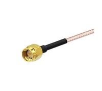 Adaptateur de connecteur droit SMA vers mâle RF câble coaxial en queue de cochon RG178 70cm antenne externe LAN sans fil