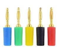 Adaptateur de connecteur électrique fiche Banane 2mm, 20 pièces, for sondes de Test, Conversion de Compteur d'instruments, 5 Couleurs(20 Blue)